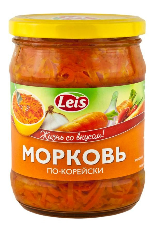 Морковь по-корейски, острая 480г