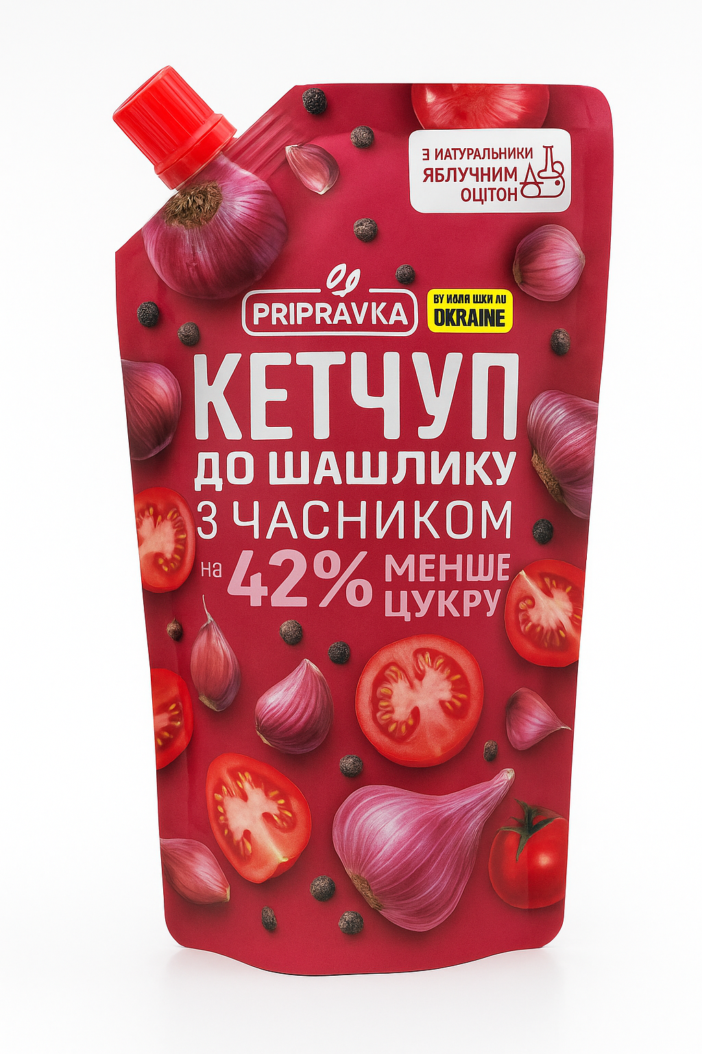 Кетчуп до шашлику з часником “Pripravka” – 400 г. 14.02.26