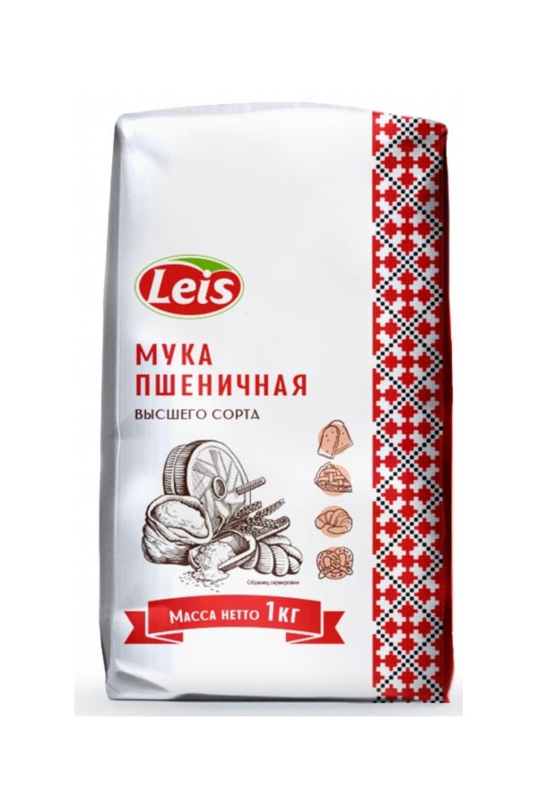 Leis Мука пшеничная, высший сорт Тип, 1000г