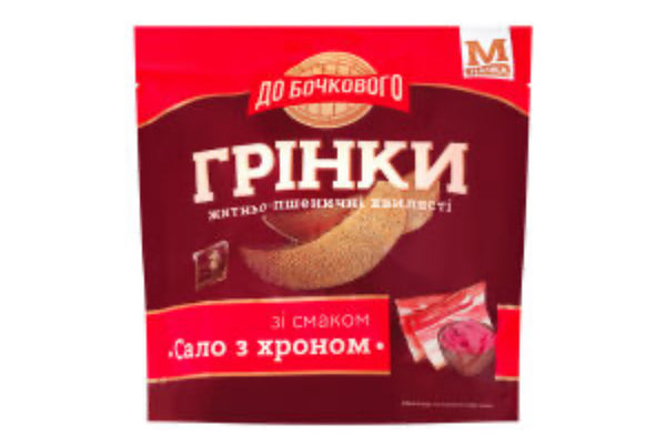 Do Bochkowogo Гренки волнистые ржано-пшеничные со вкусом «Сало с хреном»