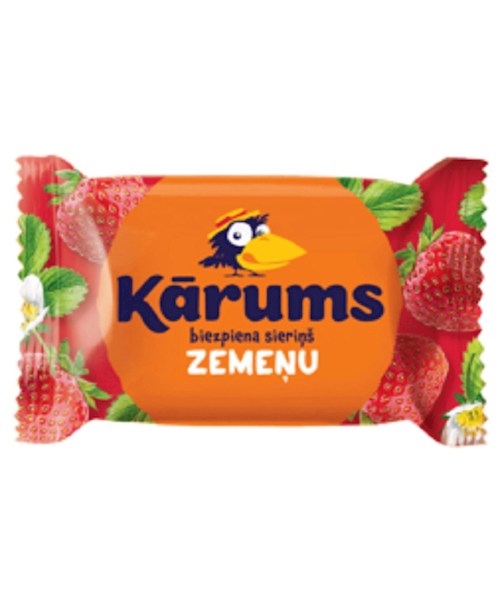 Сырок творожный Karums, клубника, мультипак 45гр.