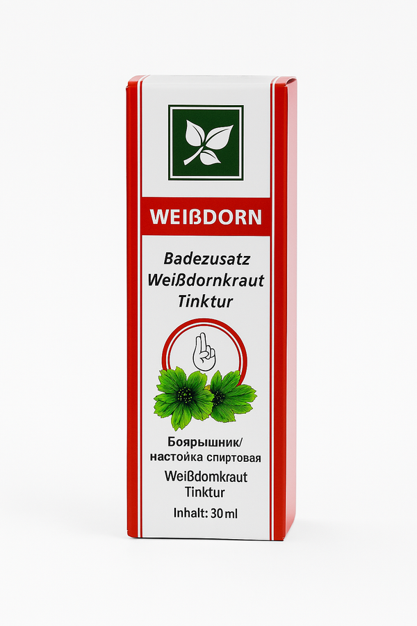 Настоянка глоду (Weißdorn) – для серця та нервової системи, 30 мл