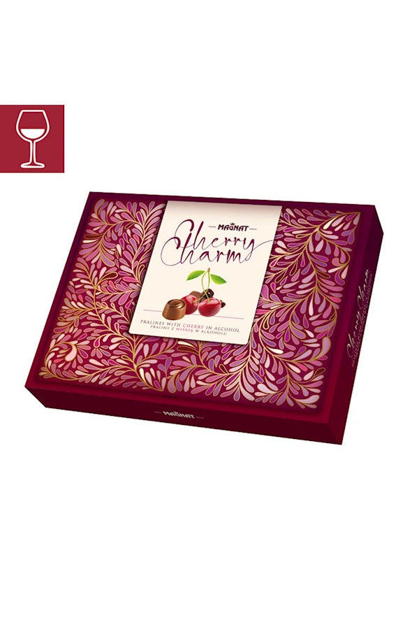 Magnat Цукерки шоколадні з вишнею в лікері та какао-кремом, 150г