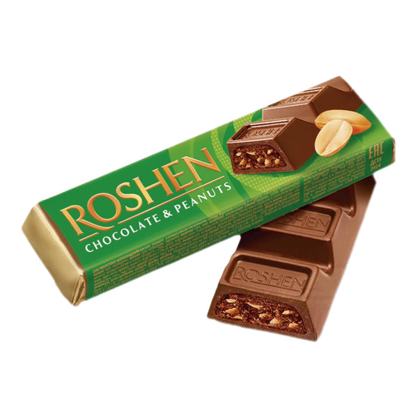 ROSHEN Батончик шоколадно-молочный нач.крем-брюле 43 г