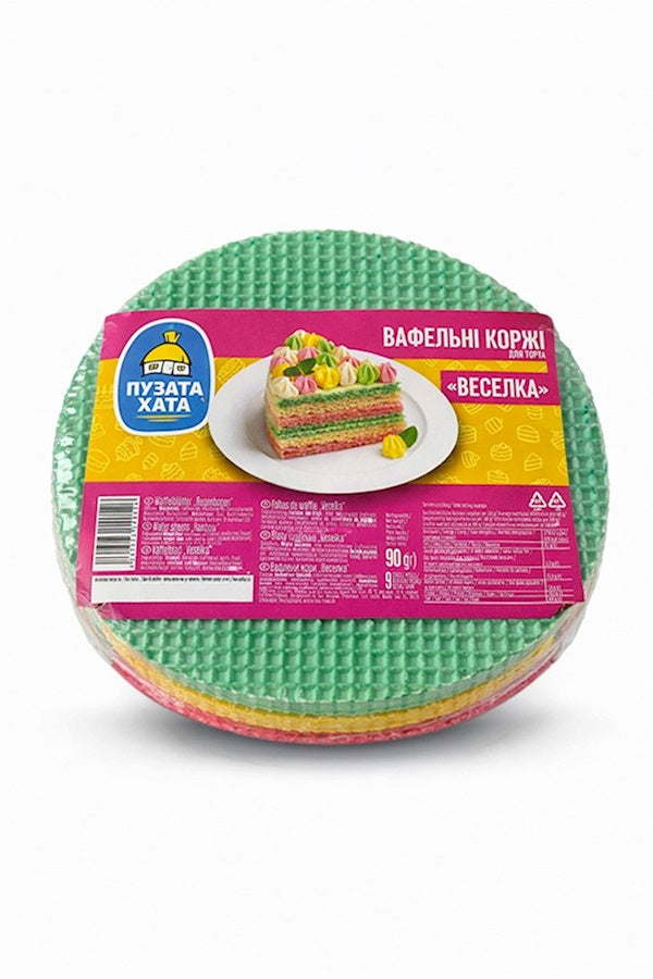 Puzata Hata Листы вафельные радуга 90г/9шт