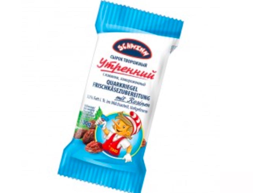 Сырок творожный «Утренний» с изюмом  100г
