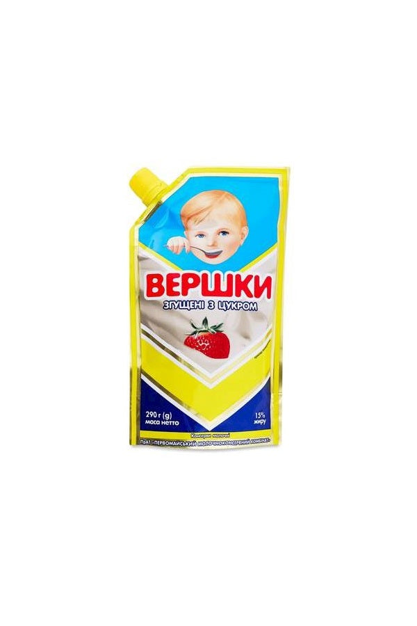 Сгущённые сливки 15%, 290г