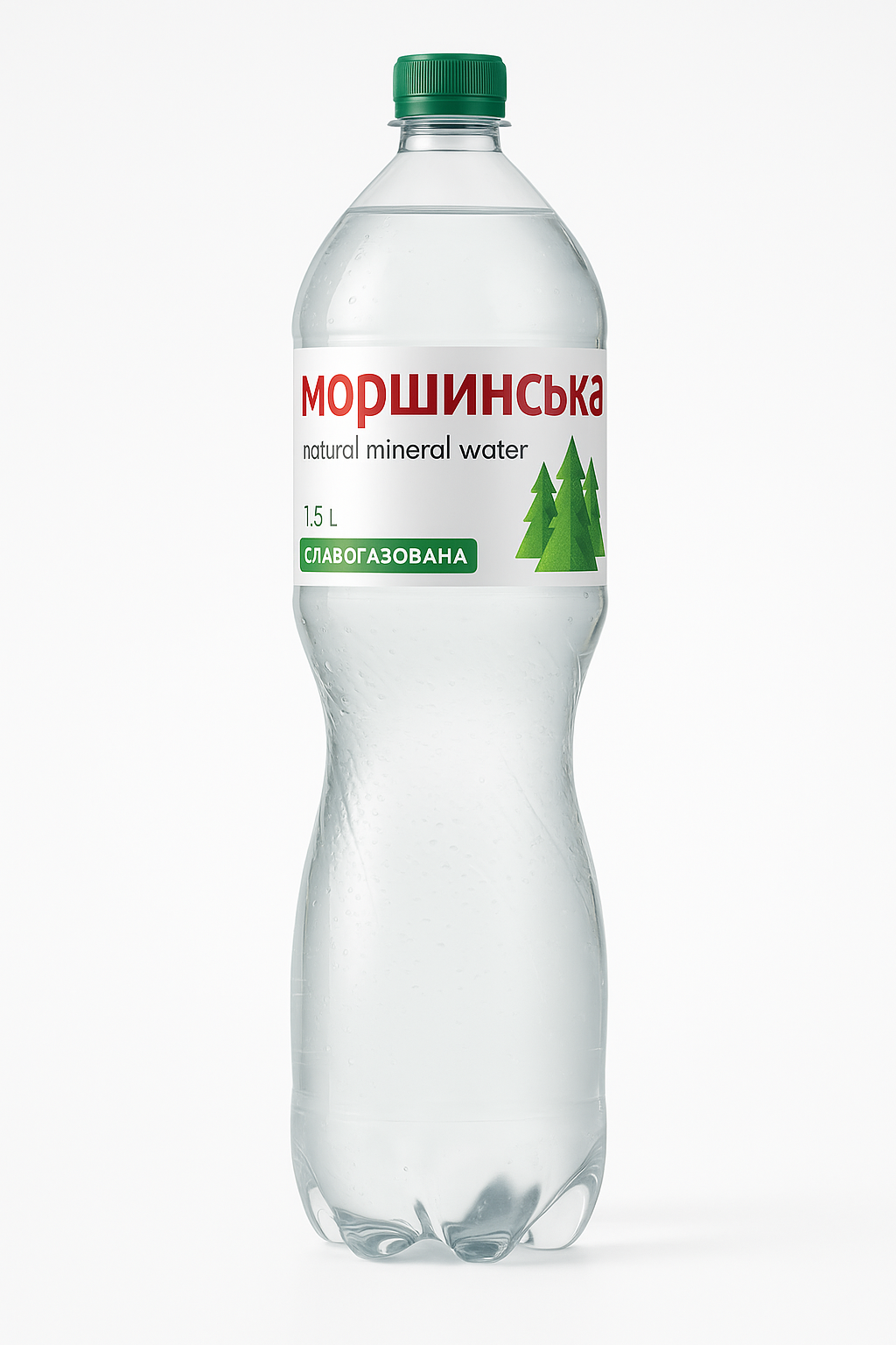Моршинська мінеральна вода, слабогазована, 1.5 л