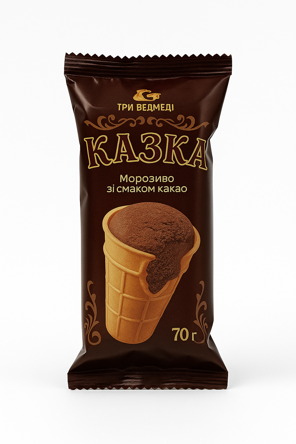 Морозиво “Казка” зі смаком какао, 70 г