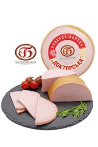 Колбаса Докторская варено-копченая ca.400г 1/5кг Bogoduhowskij