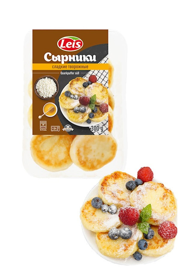 .Leis Сладкие сырники, жаренные, замороженные 300г.