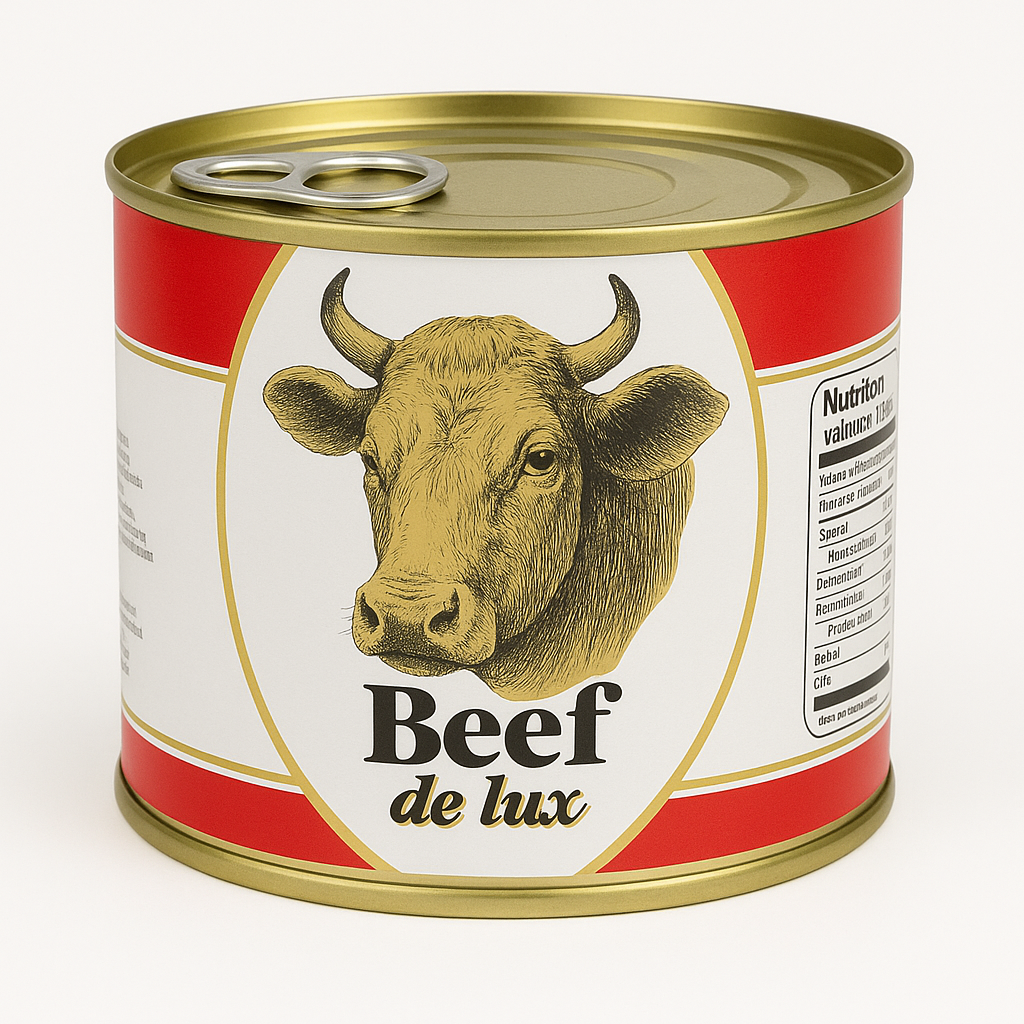 Яловичина тушкована “Beef de lux” — 525 г