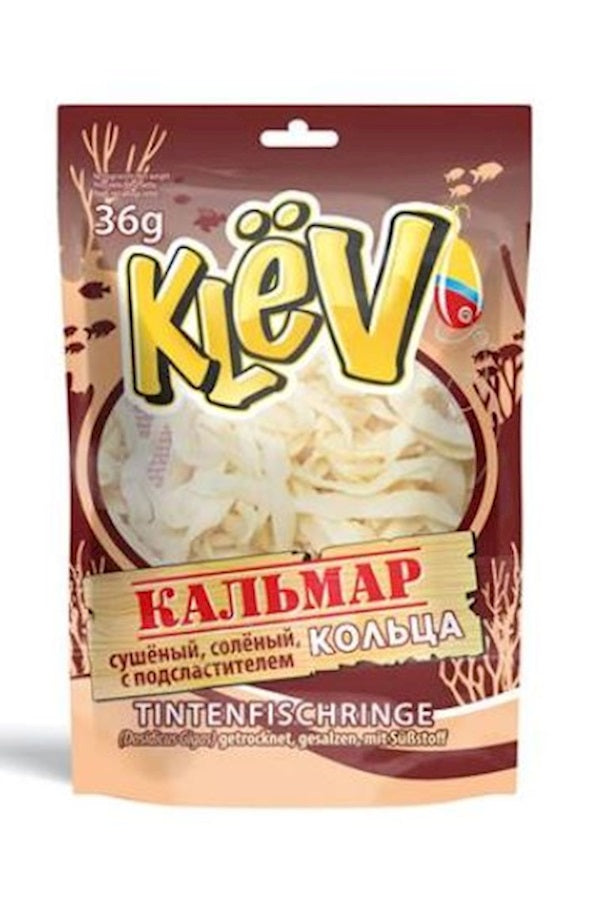 Клев Сушёные Кольца Кальмара 36г