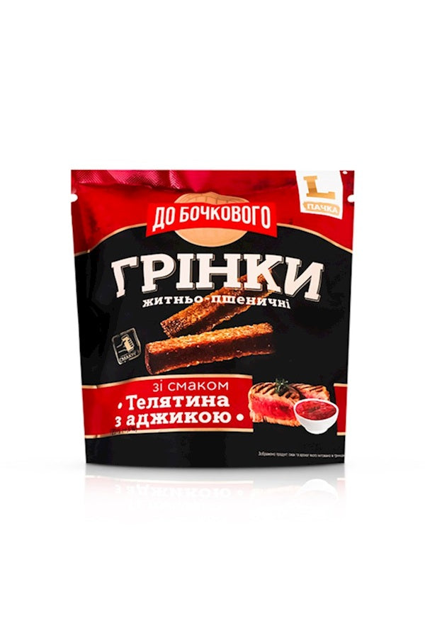 Грінки зі смаком телятини з аджикою 130 г