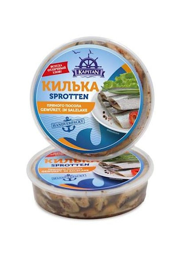 Kapitan тушки Кильки прян посола 260г пл. банка