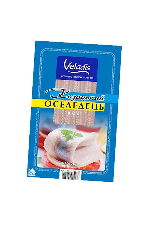 UA Veladis Филе сельди "Козацкий"  в масле 240г