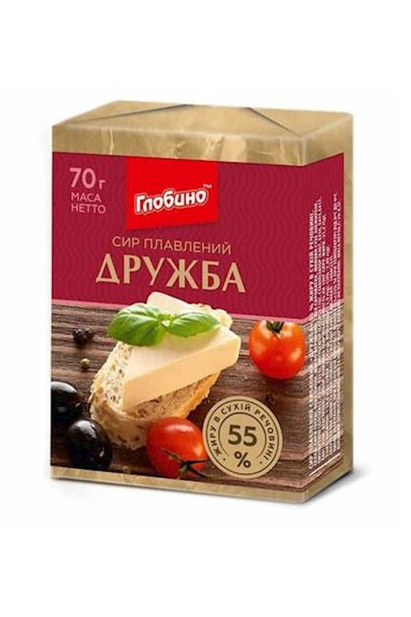 Глобино Сырок плавл.Дружба 55% 70g
