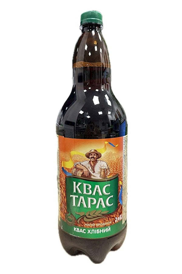 Квас Тарас Хлебный Живого брожения 2,0л