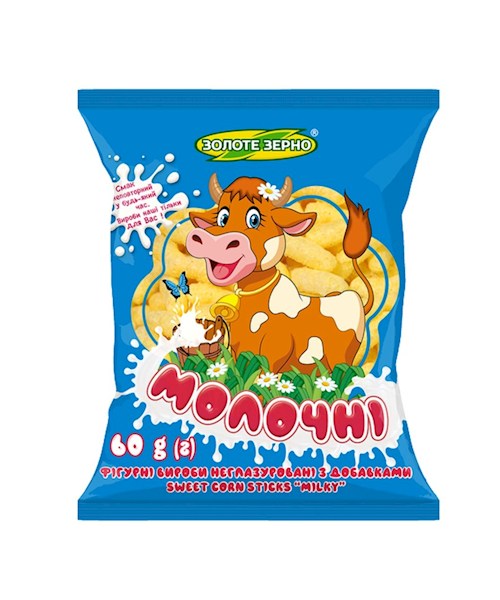 Курурузные сладкие палочки Молочные 60г