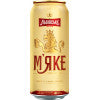 Пиво "ЛЬВИВСКЕ МИАКЕ" светлое, пастеризованное, 4,2 алк. (0.5л)