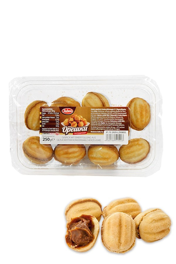 Tabea Орешки с начинкой вар. сгущёнка 250г