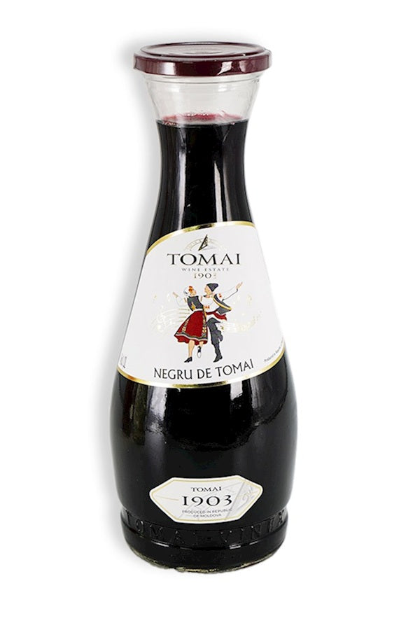 "Negru de Tomai" Красное вино из Молдавии, полусладкое, 13% алк.