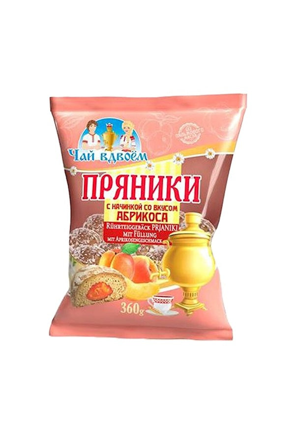 Пряники с абрикосовой начинкой  360г Чай вдвоем