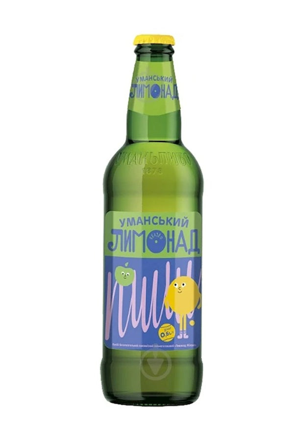 UA Уманский Лимонад вкус Яблоко 0,5l стекло nur Ausland