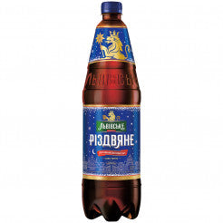 Украинское пиво "Lviv Weihnachtsbier" темное, пастеризованное, 4,2% алк.