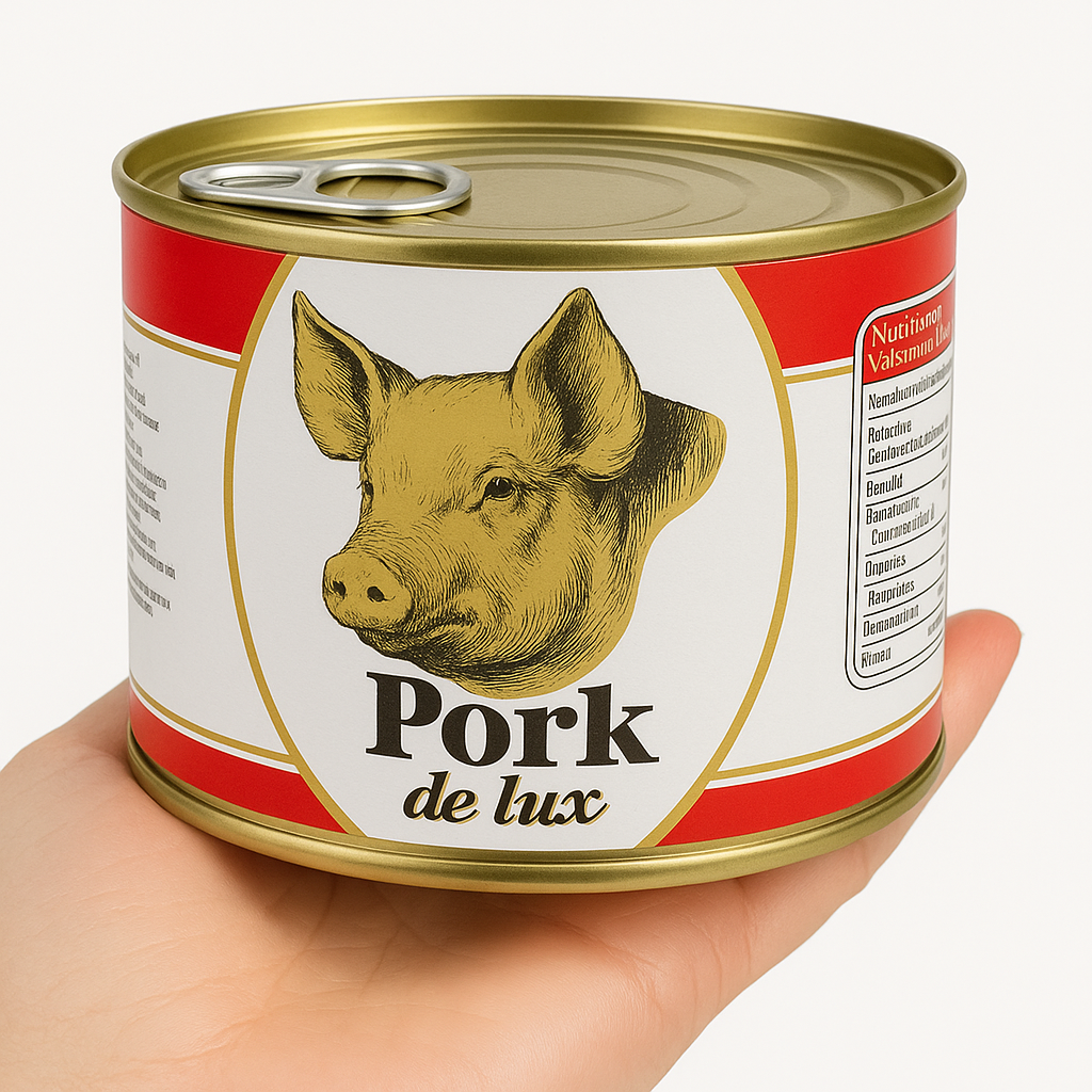 Свинина тушкована “Pork de lux” — 525 г