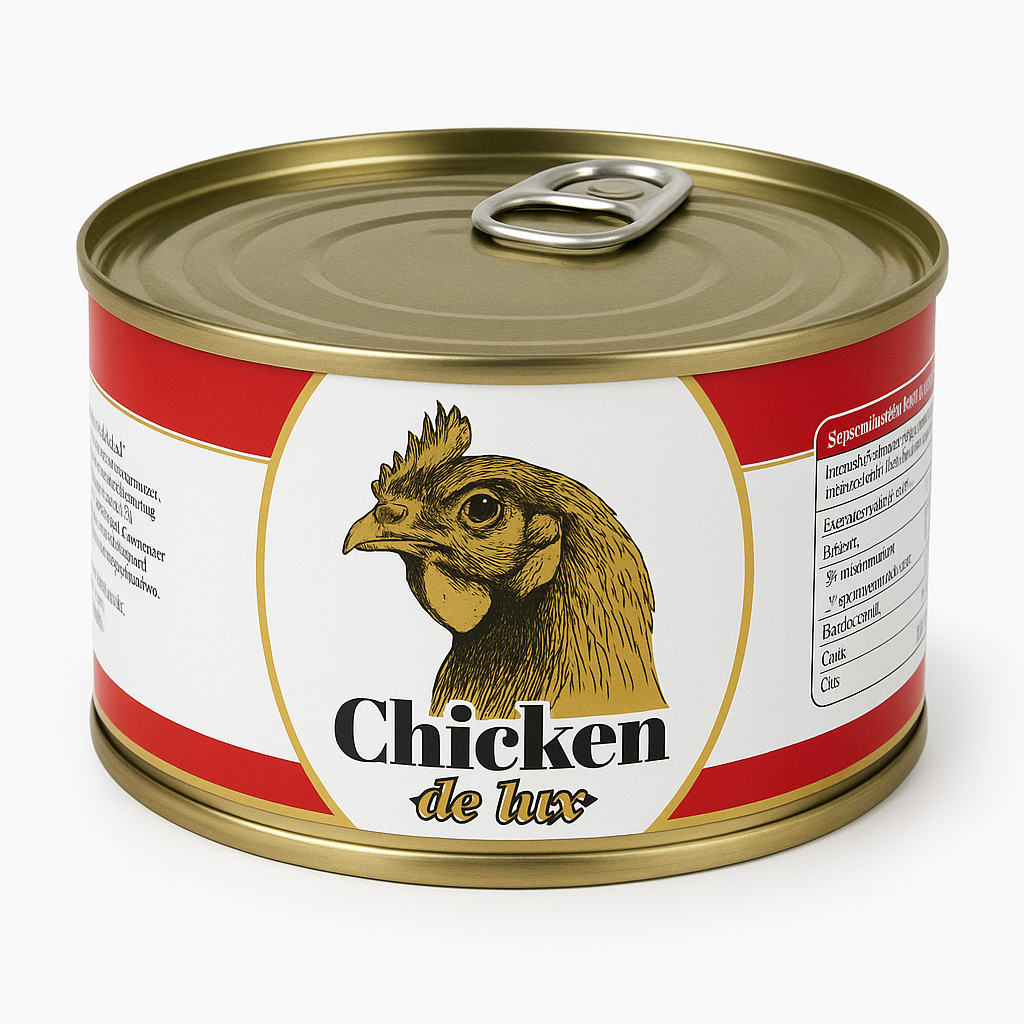 Тушкована курятина “Chicken de lux” — 525 г