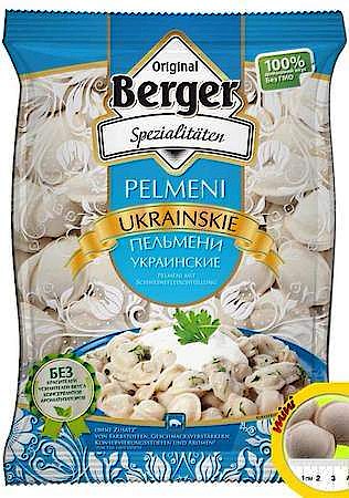 Пельмені Berger Украинские 900 гр