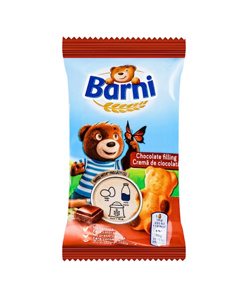 BARNI  Бисквит с шоколадной начинкой 30г