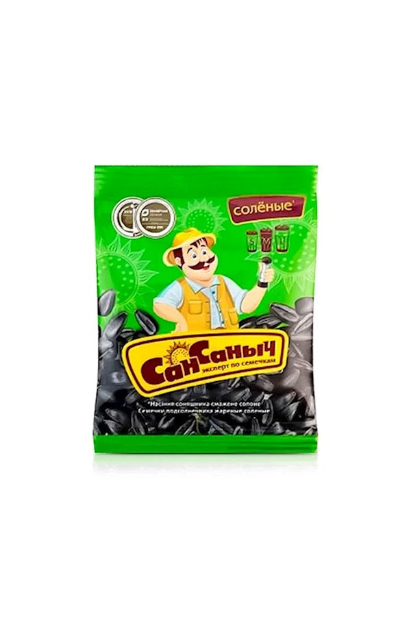 Семечки подсолнечника жареные соленые "Сан Санич"