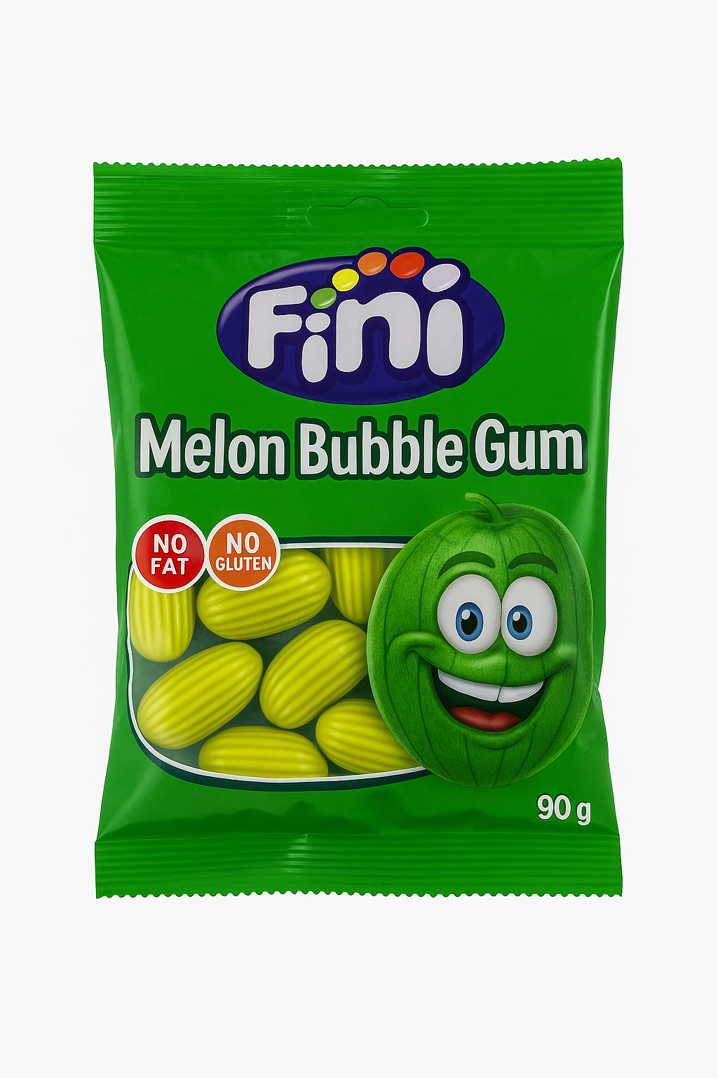 Fini Melon Bubble Gum, 90 g