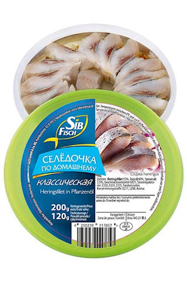 Sib Fisch Филе сельди в масле классич. 200г