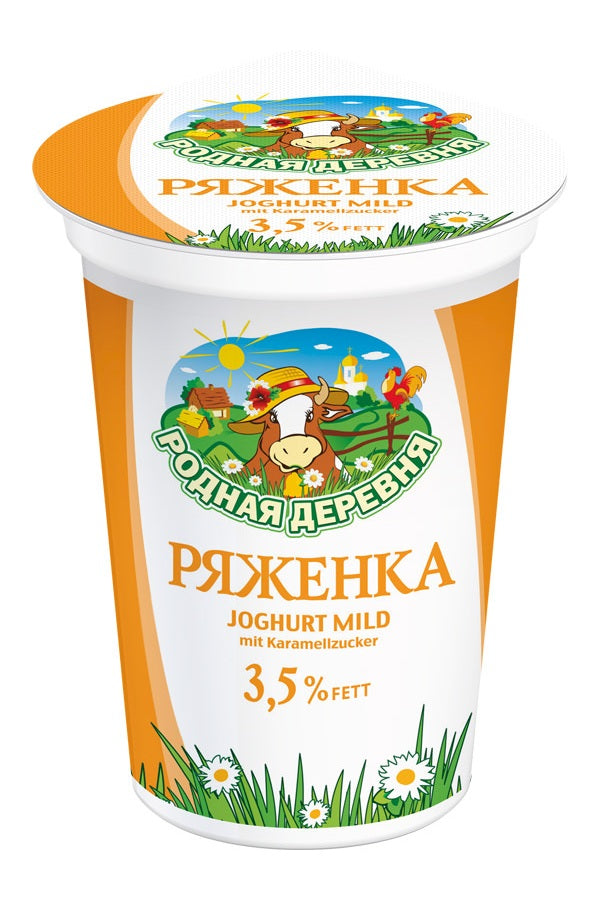 Ряженка Родная деревня 3,5% жирности 500мл