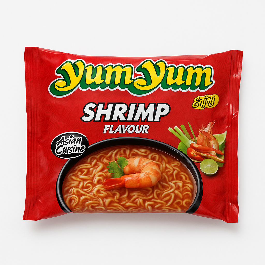 Локшина швидкого приготування “Yum Yum” Shrimp Flavour