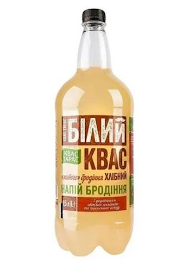 Квас Тарас Живого брожения Белый 1,5л