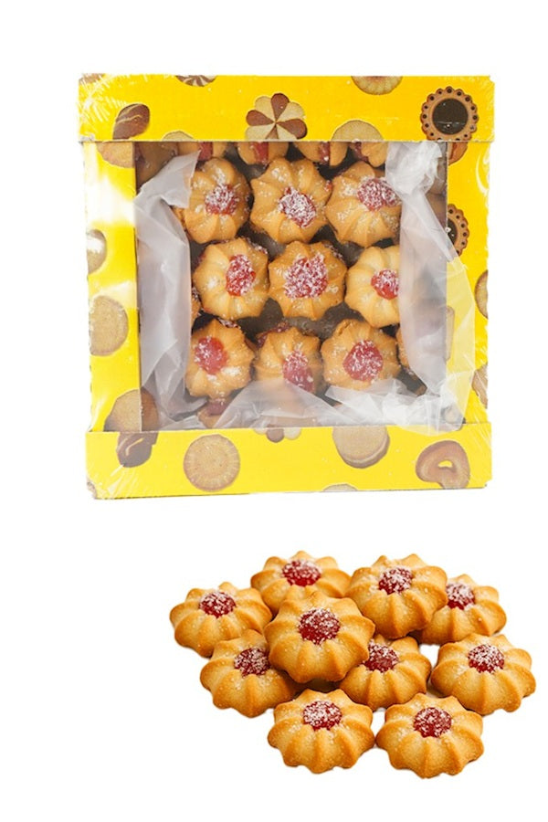 Печиво з полуничною начинкою 450г