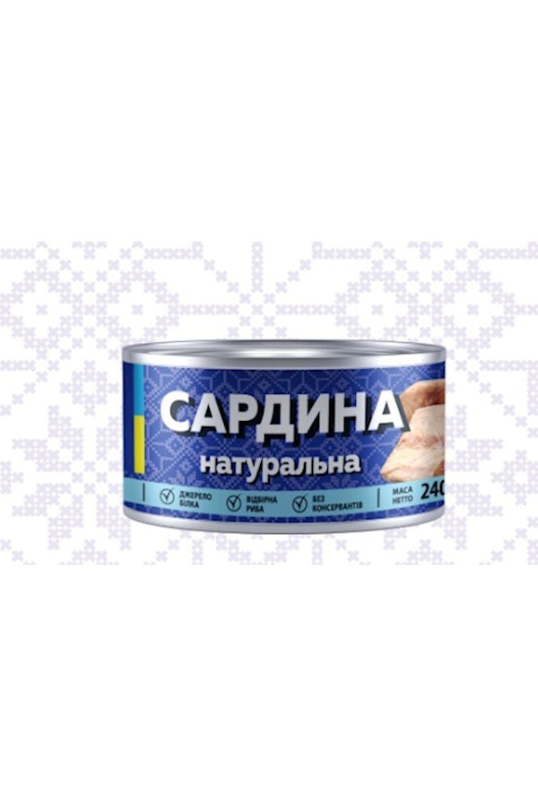 UA Veladis Сардина в масле, 240г ж/б