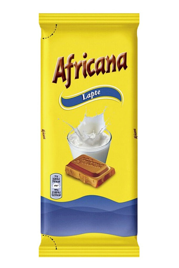 Africana шоколадная плитка молочная 90г