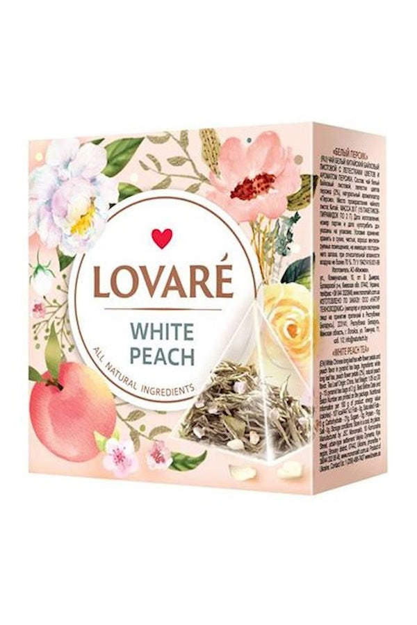 Lovare чай Пирам Белый персик белый чай 15*2г
