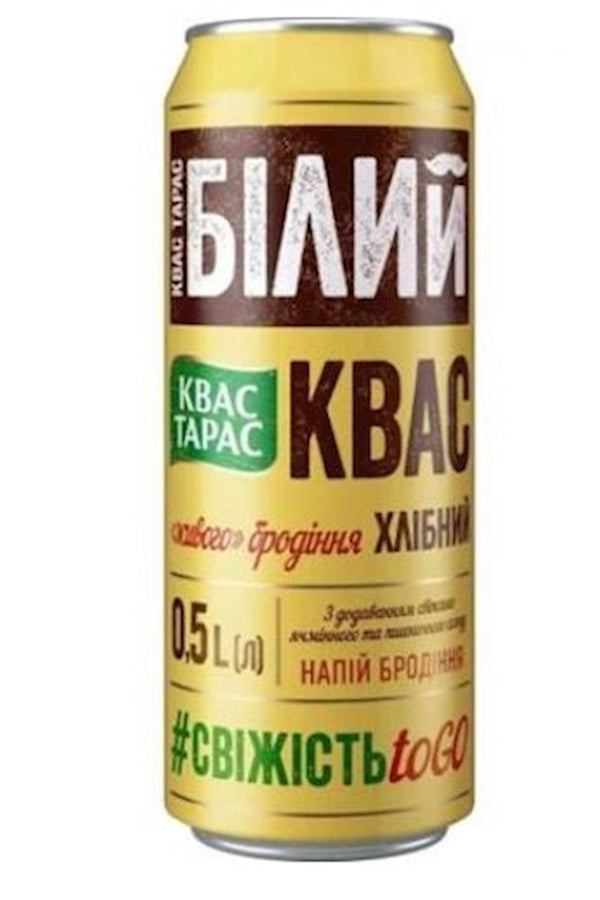 Квас Тарас Живого брожения Белый 0,5л
