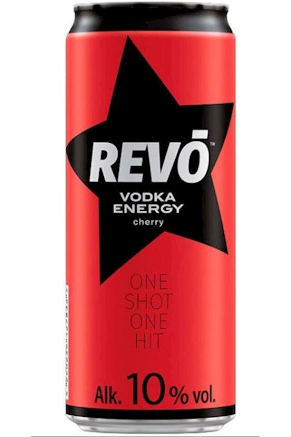 Revo Водка-энергетик Вишня 0,33л 10% Алк.1/12 DPG