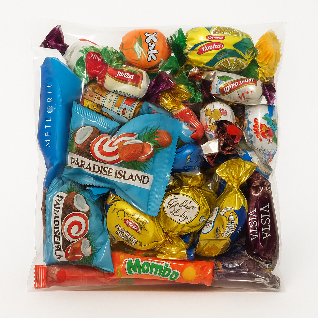 Новогодний подарок 330 гр 2025 Українсько молдовськи цукерки