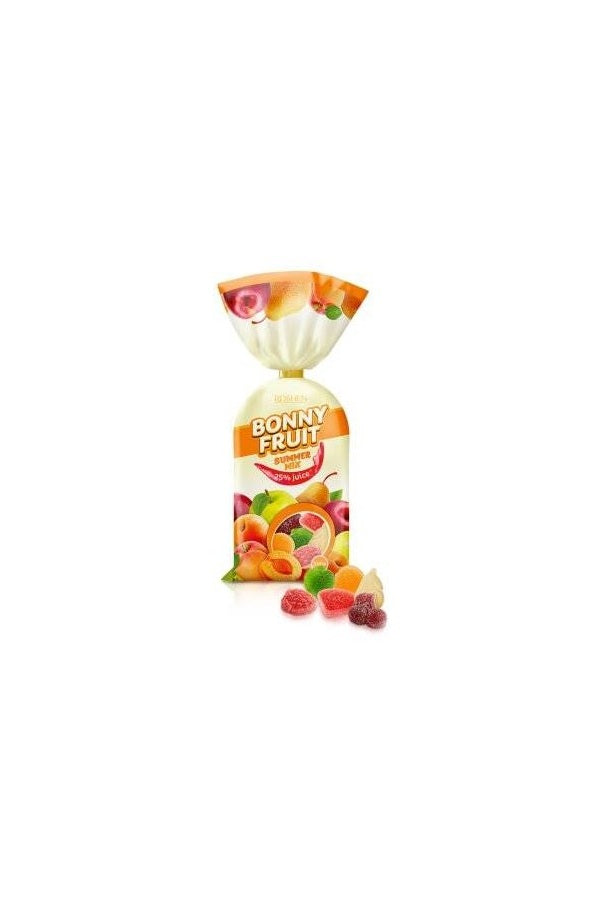 Конфеты желейные Bonny-Fruit летний микс 200г