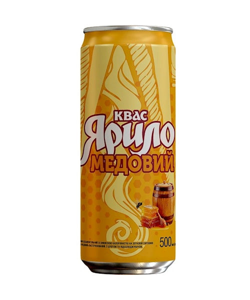 Квас "Ярило" медовый 8/0,5л
