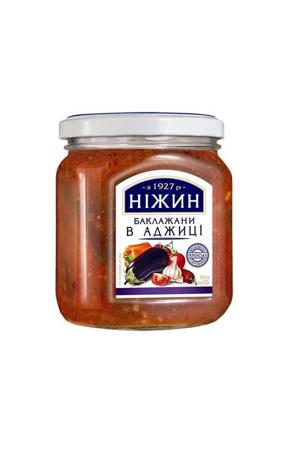 Нежин Баклажаны в аджике 450g