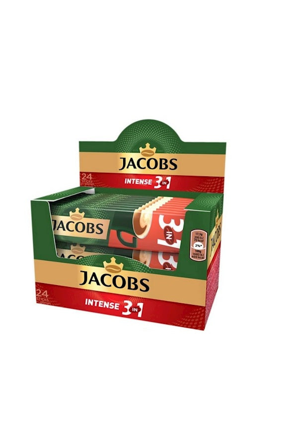 RO Jacobs Кофе растворимый 3 в 1 крепкий, 11,1г*24шт.